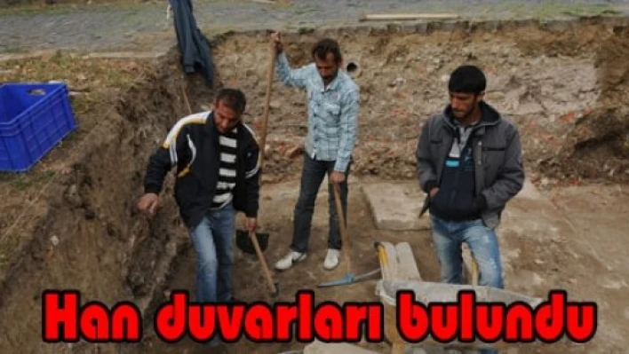  Han duvarları bulundu