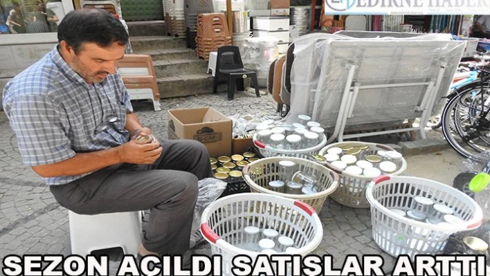 Sezon açıldı satışlar arttı