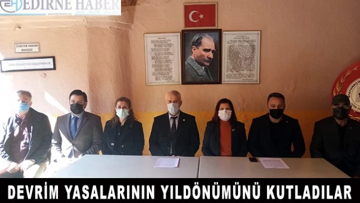 Devrim yasalarının yıldönümünü kutladılar