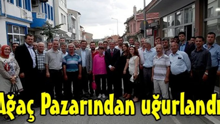 Ağaç Pazarından uğurlandı