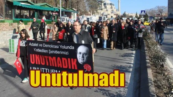 Demokrasi şehidi anıldı