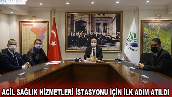 Acil sağlık hizmetleri istasyonu için ilk adım atıldı