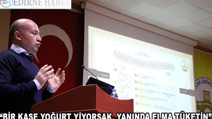 'Bir kase yoğurt, bir elma'