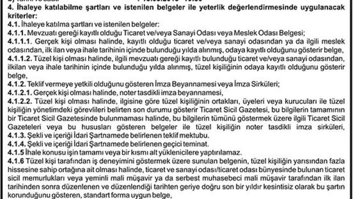 TEMİZLİK HİZMETİ ALINACAKTIR