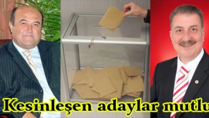 Başkan adayları kesinleşmeye başladı