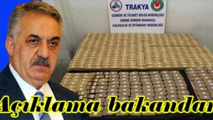 Açıklamayı Bakan Yazıcı yaptı