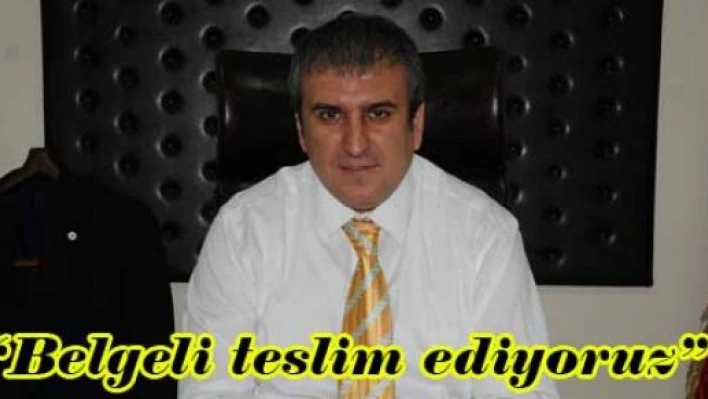 'Tıbbi atıkları belgeli teslim ediyoruz'