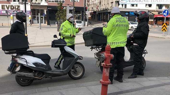 Kısıtlama kapsamında denetim gerçekleştirildi