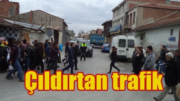 Trafik çıldırdı