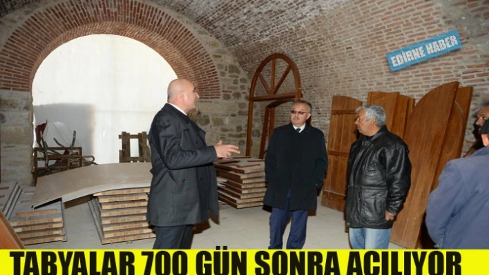 700 gün sonra açılacak