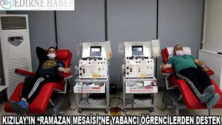 Türk Kızılay'ın 'ramazan mesaisi'ne yabancı öğrencilerden destek