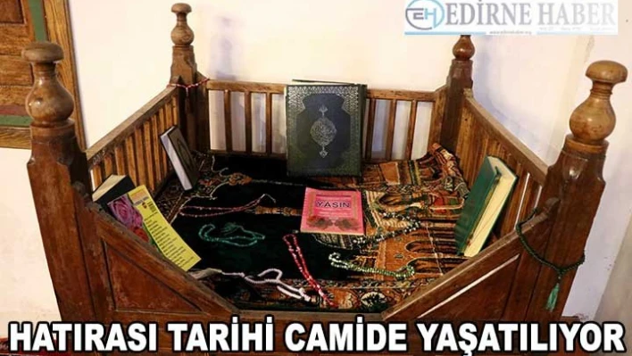Hacı Bayram-ı Veli'nin hatırası tarihi camide yaşatılıyor