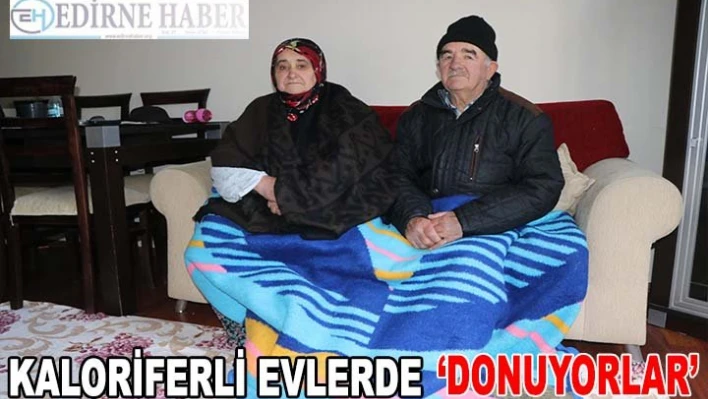 Kaloriferli evlerde 'donuyorlar'