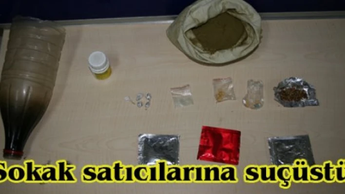 Sokak satıcılarına suçüstü