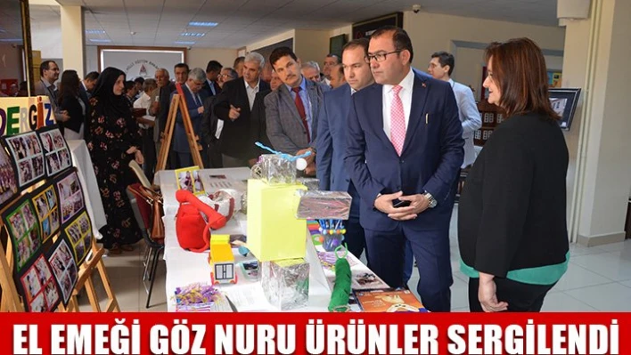 El emekleri sergilendi