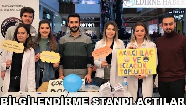 Bilgilendirme standı açtılar