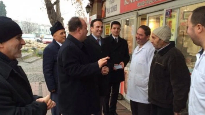 Saadet Adayı Sinan Tekin sahaya indi