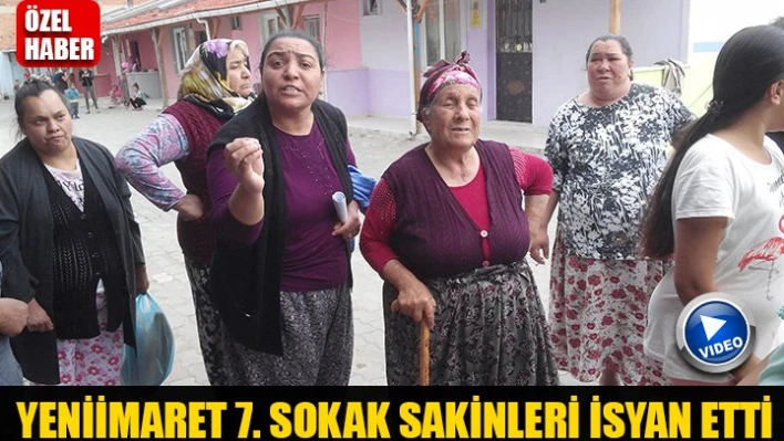 Mahalleli isyanda