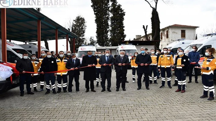  Ambulanslar törenle teslim alındı