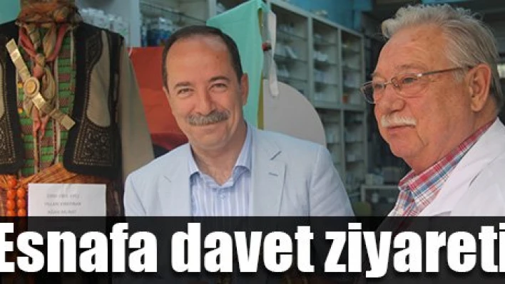 Esnafı davet etti