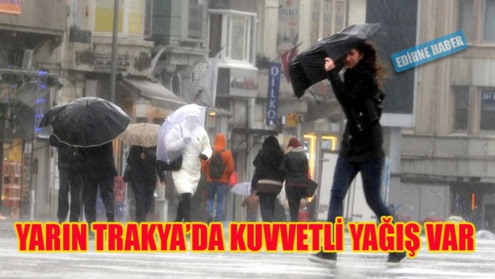 Yağışa dikkat