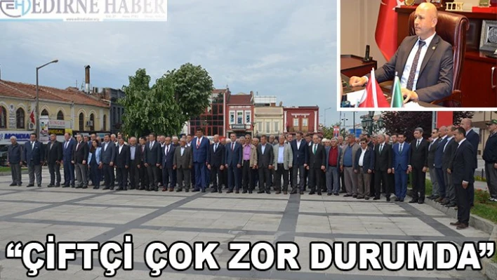 'Çiftçi zor durumda'