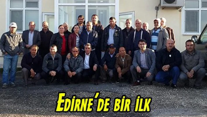 Edirne'de bir ilk