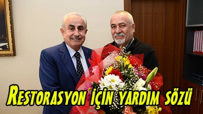 Restorasyon için yardım sözü