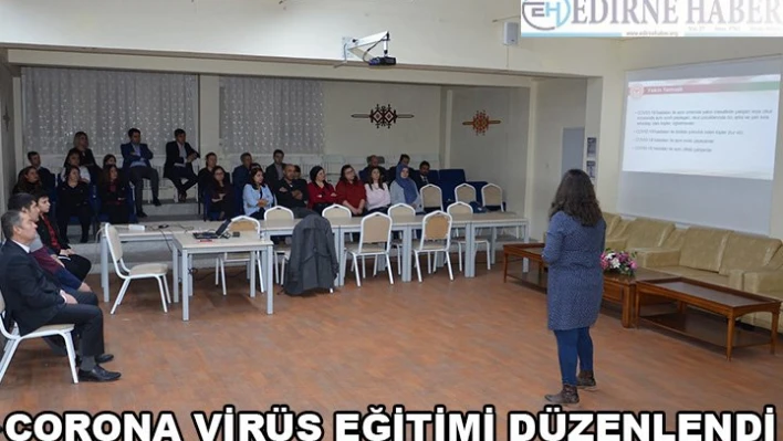 Corona Virüs Konulu Eğitim Düzenlendi