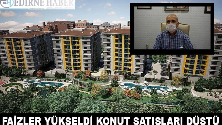 Faizler yükseldi konut satışları düştü