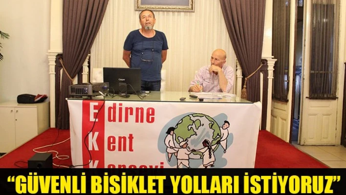 Bisiklet yolu istediler