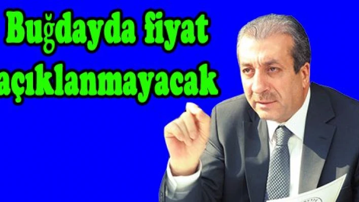 Buğdayda fiyat açıklanmayacak