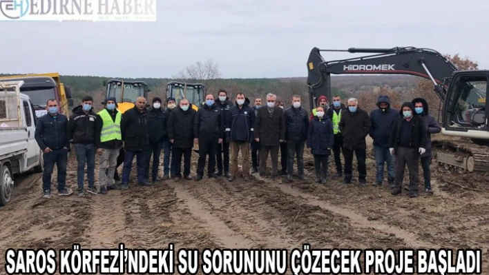  Su sorununu çözecek projenin saha çalışması başladı