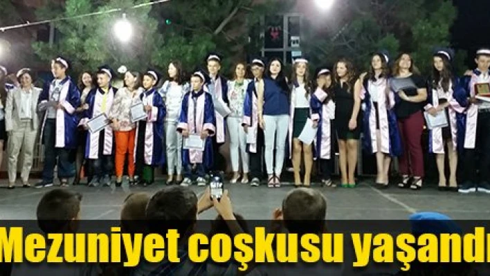 Tayakadın köyünde mezuniyet coşkusu