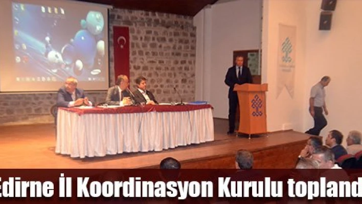 Yatırımlar görüşüldü