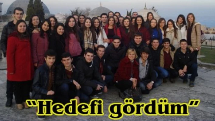'Hedefi gördüm'