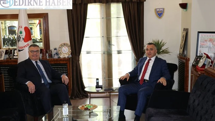 Kırklareli Valisi Bilgin'den belediyeye ziyaret