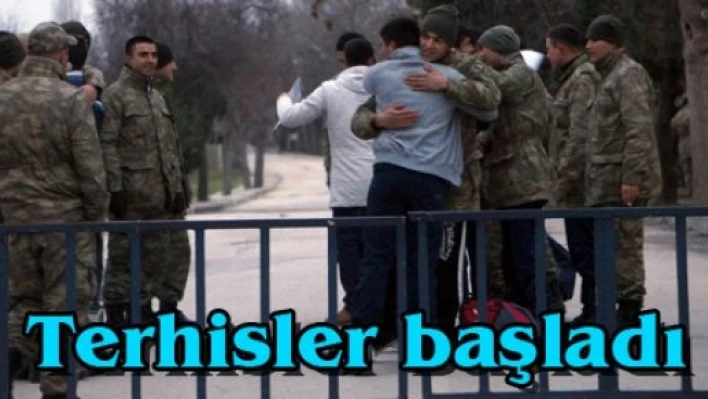 Terhisler başladı