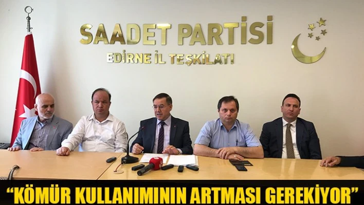 'Elektrik üretiminde kömür kullanılmalı'