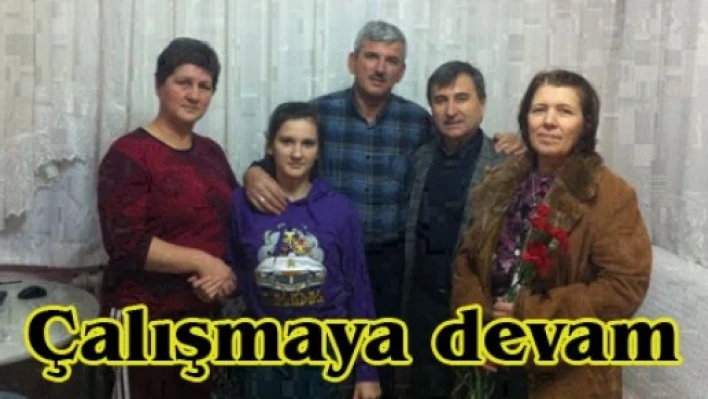 Çalışmaya devam