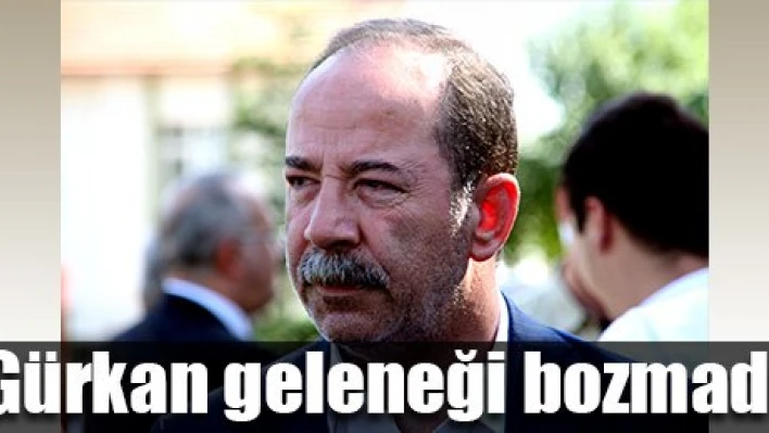 'Geleneğe devam'