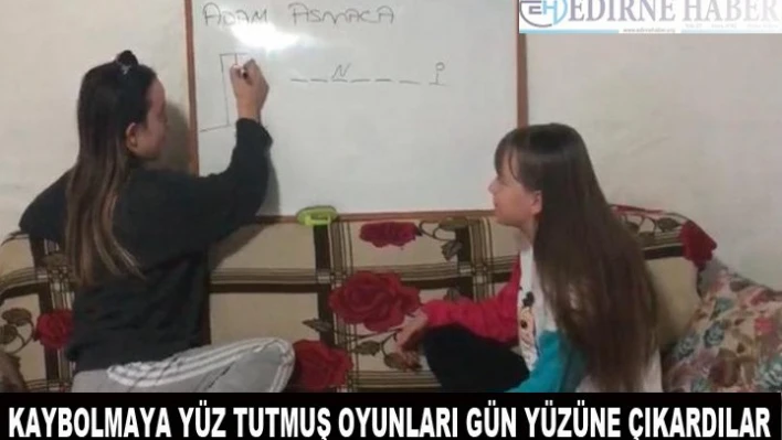 'Evde oyun projesi hayata geçti'