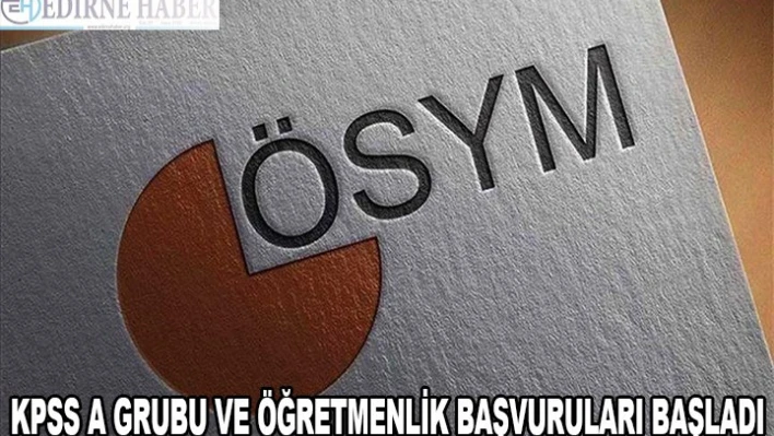 Kamu Personel Seçme Sınavı A Grubu ve Öğretmenlik başvuruları başladı