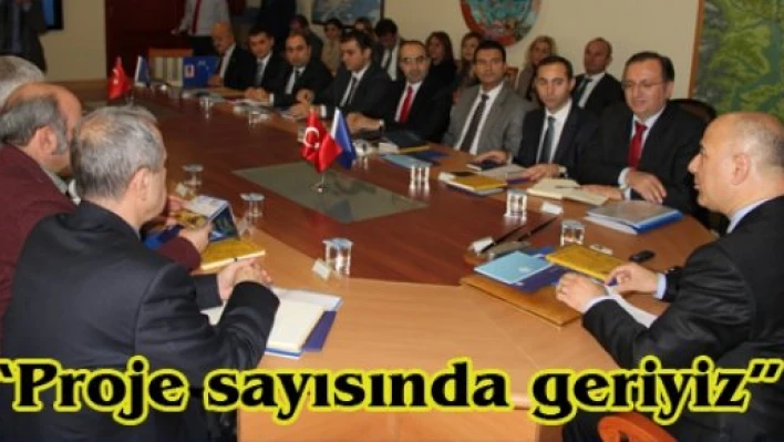 'Proje sayısında geriyiz'