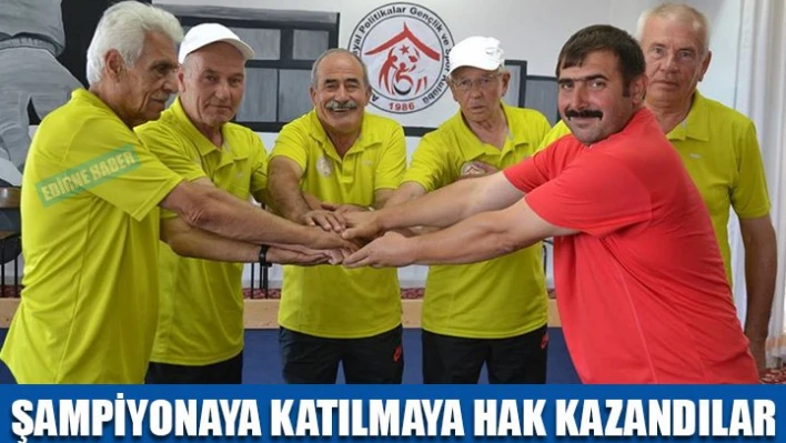 Şampiyonaya katılacaklar