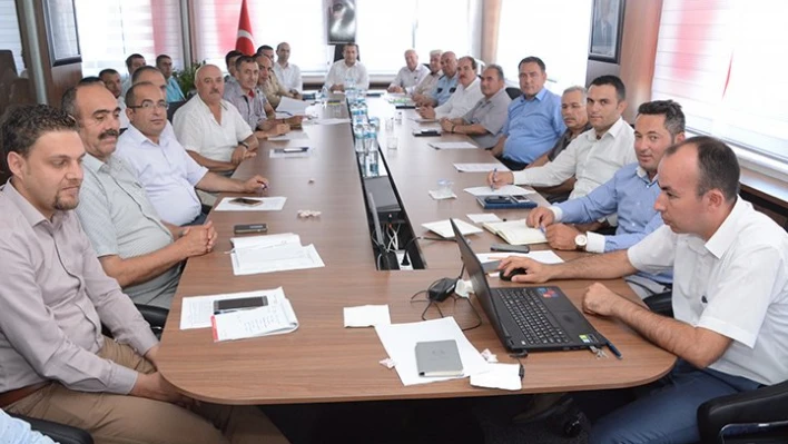 Toplantı yaptılar