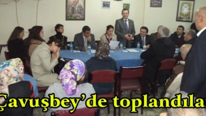 Çavuşbey'de toplandılar