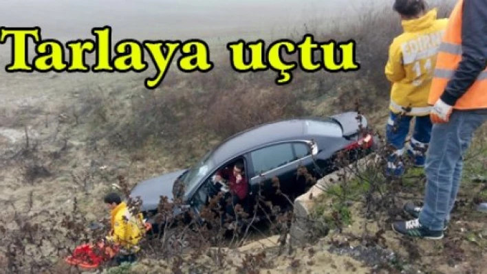 Tarlaya uçtu