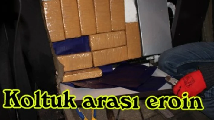 Koltuk arası eroin 