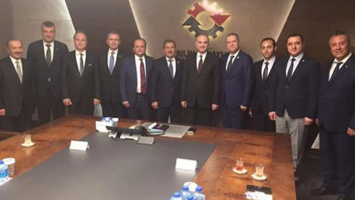 Bakan Özlü'yü ziyaret ettiler